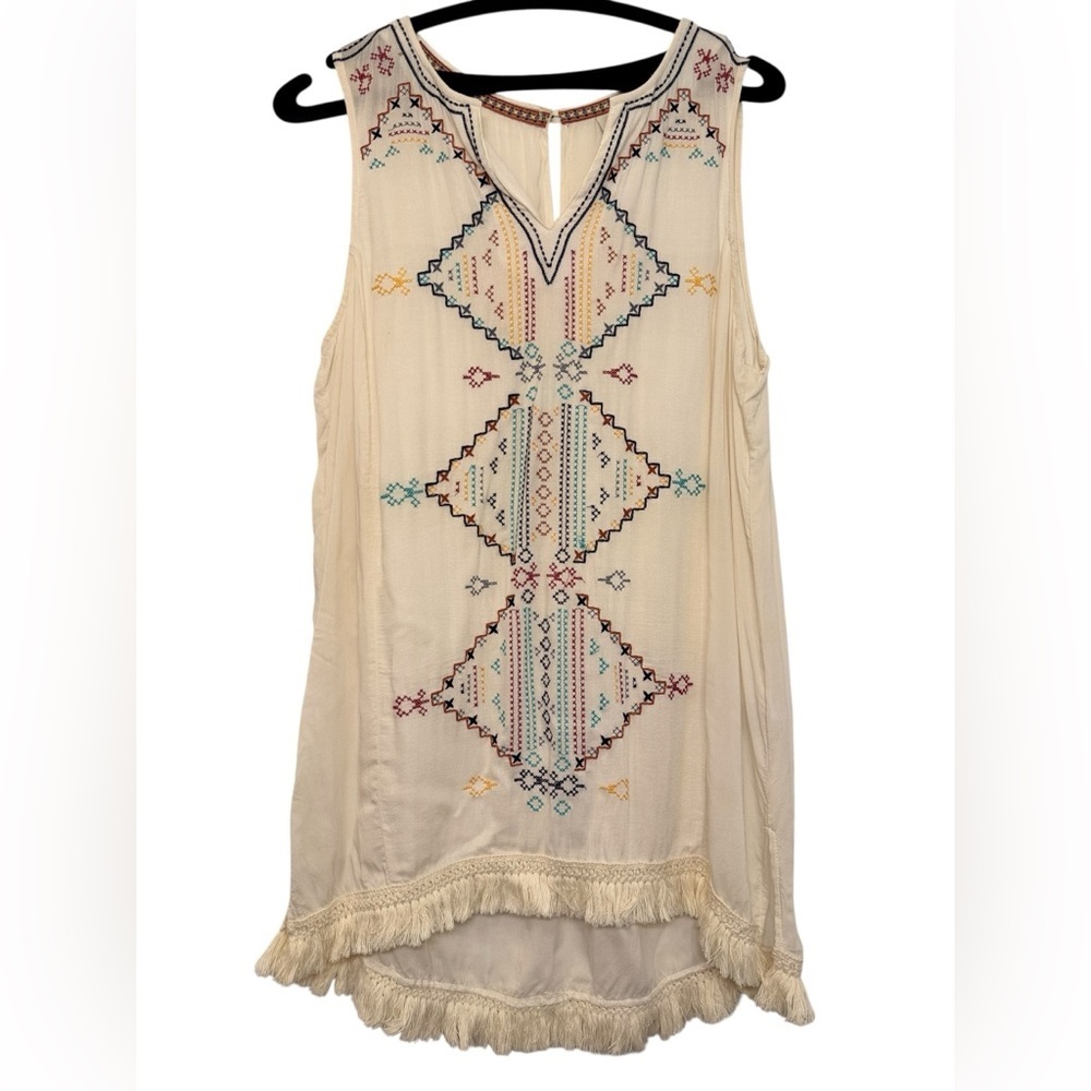 Knox Rose Boho Tunic Top/ Mini Dress